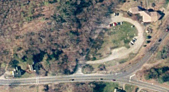 an older satellite image of Laughing Brook Wildlife Sanctuary