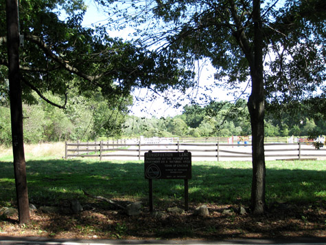 the riding ring in Browning Field
