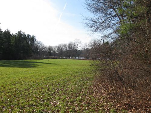 a view of the 3 acre Pleasant Meadow